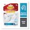 Command Medium Bath Hooks Value Pack, Plastic, White, 3 lb Capacity, 6 Hooks and 6 Strips BATH18-6ES - alternate 1